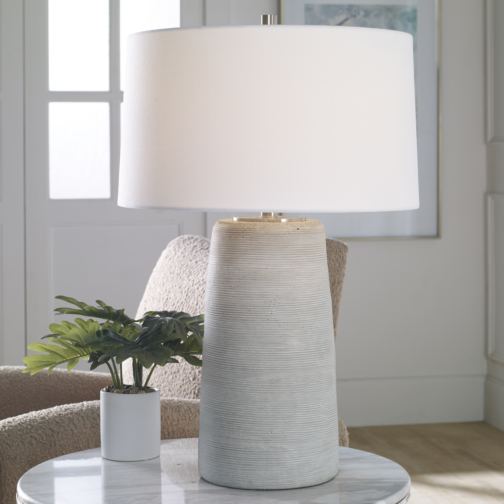 Mountainscape Ceramic Table Lamp - Image 1