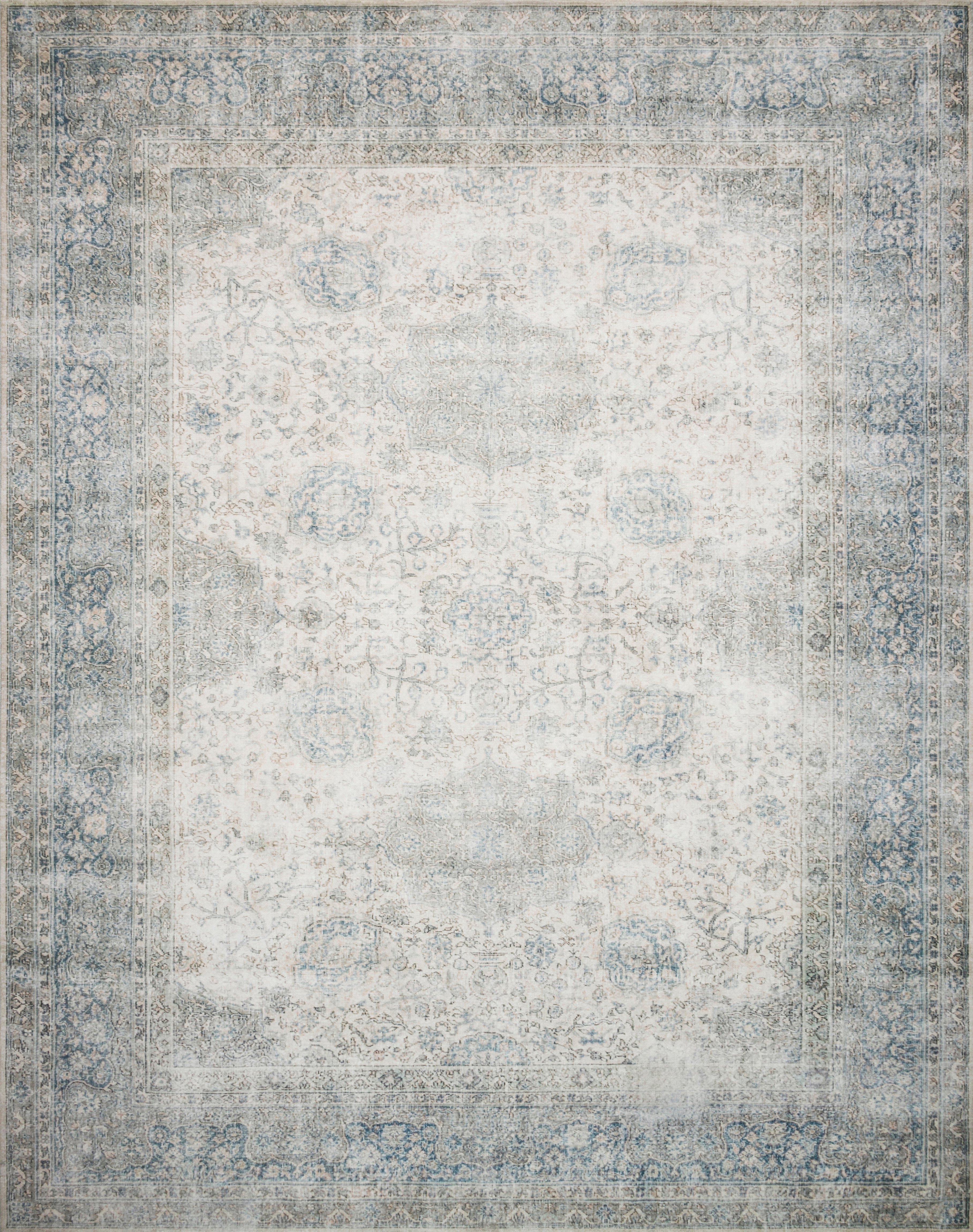 Magnolia Home by Joanna Gaines LUCCA LF-12 MIST / IVORY 5'-0" x 7'-6" - Image 0