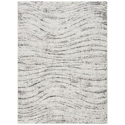 Moresby Abstract Ivory/Gray Area Rug - Image 0