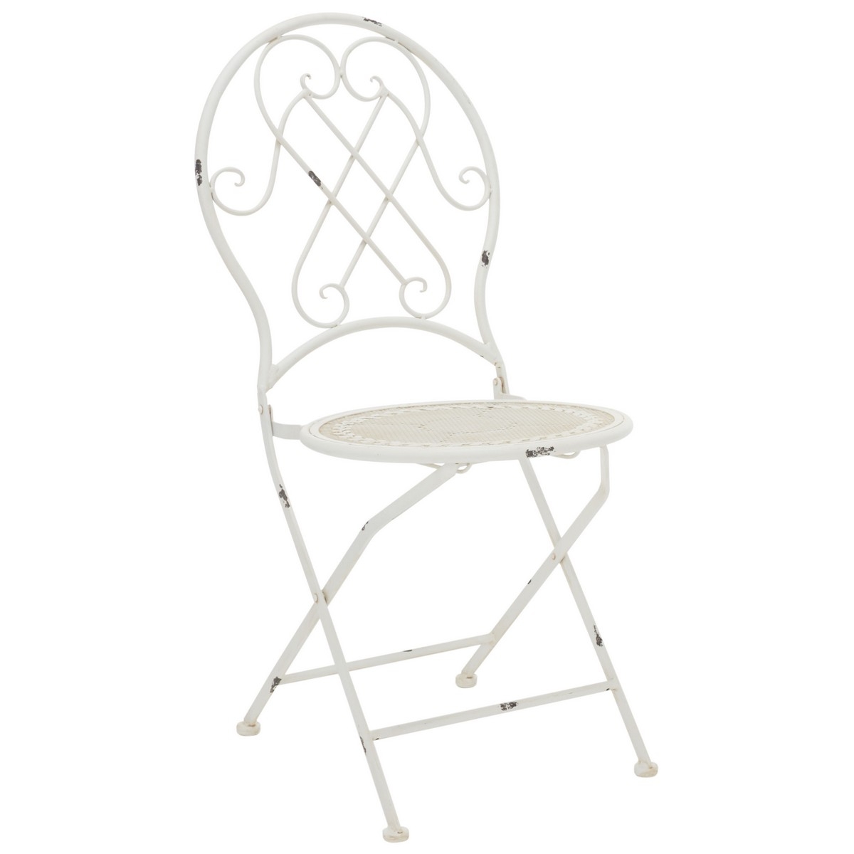 Adriel 3 Pc Bistro Set - Antique White - Safavieh - Image 4