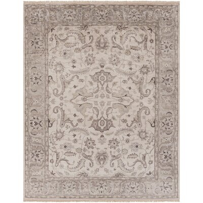 Hesston Hand Knotted Gray/Taupe Rug - Image 0