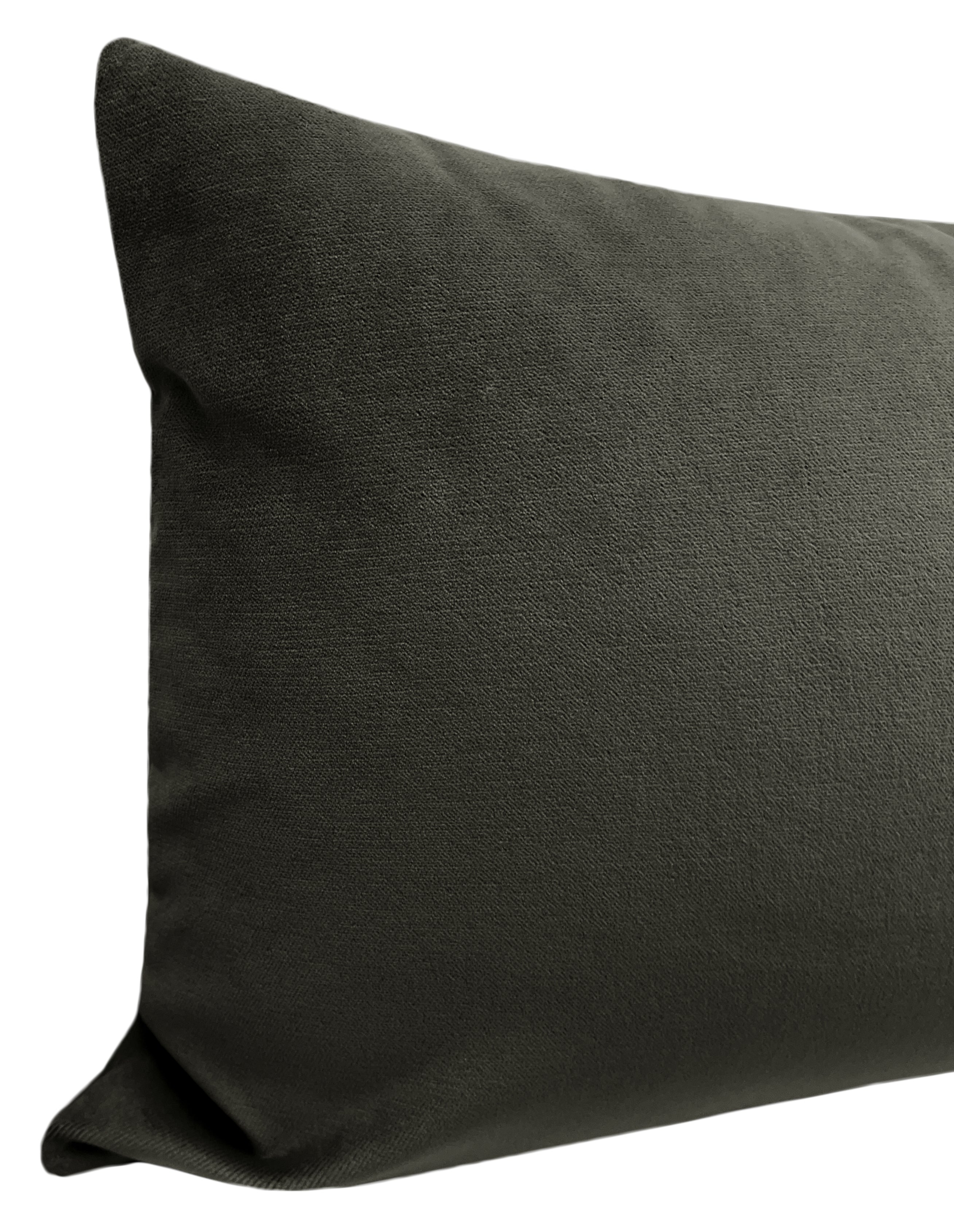 THE XL LUMBAR :: SOCIETY VELVET // CHARCOAL - BY THE YARD - Image 3