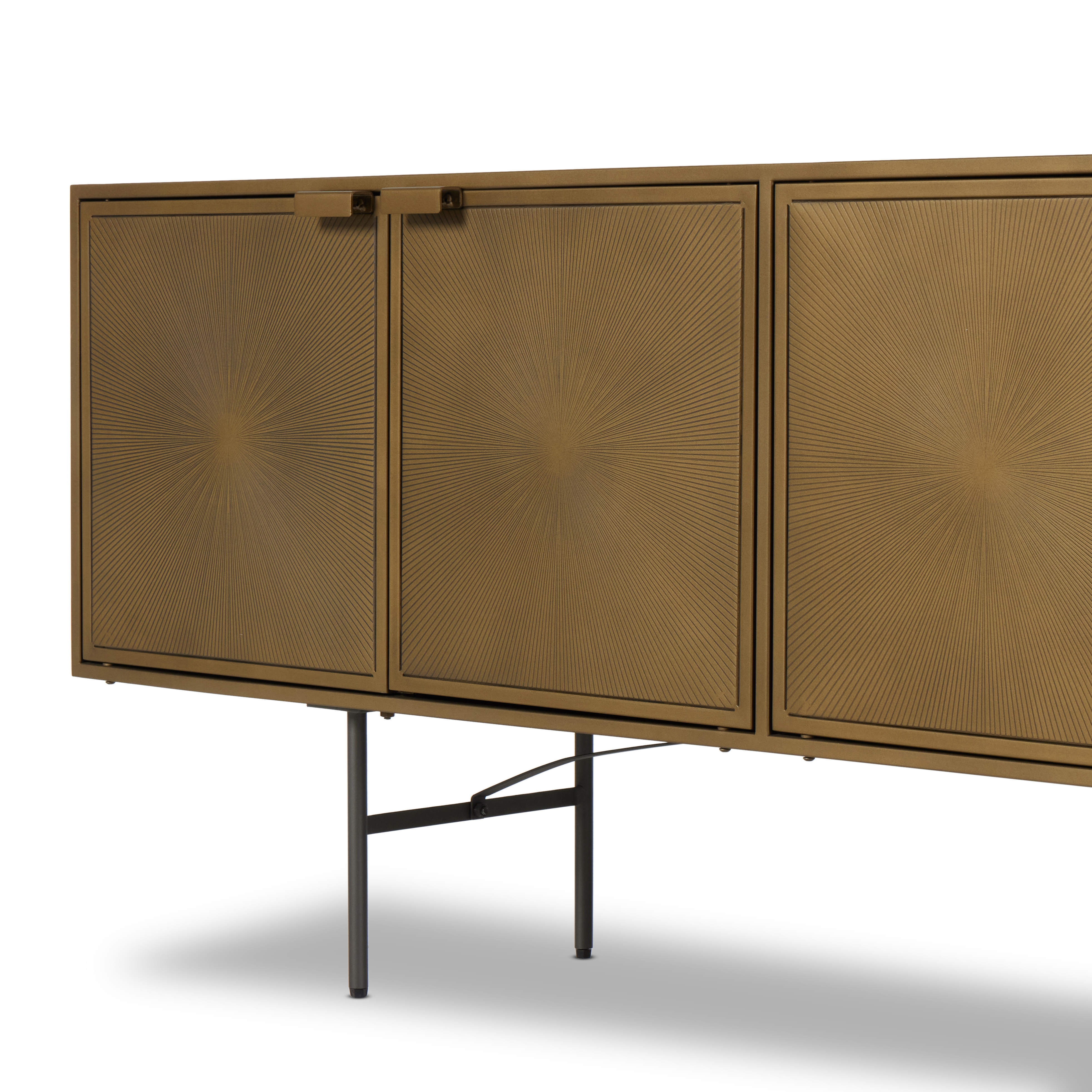 Sunburst Sideboard-Aged Brass - Image 14