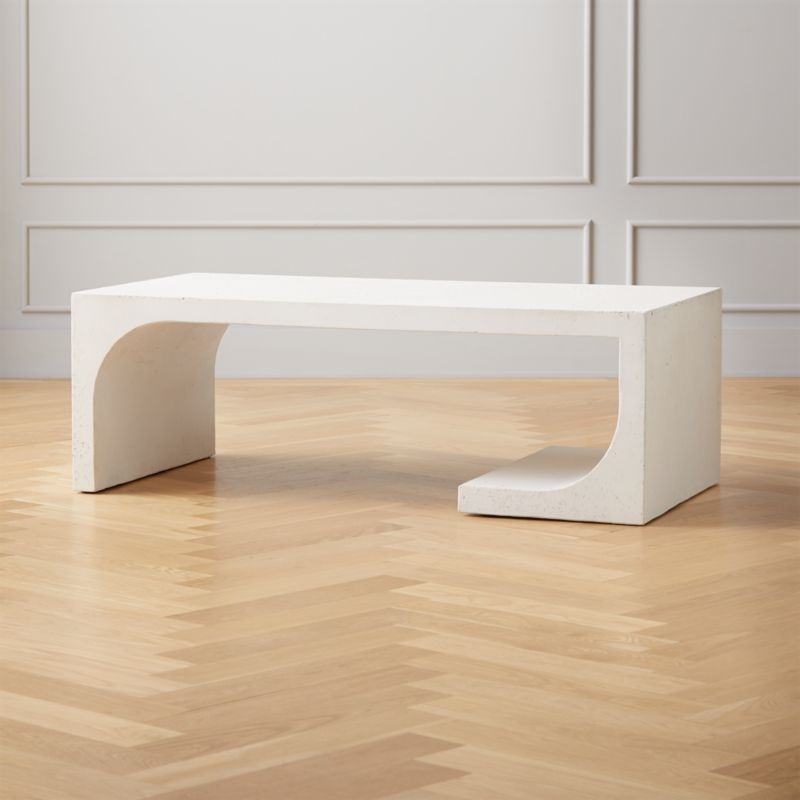 Slope Cement Coffee Table - Image 1