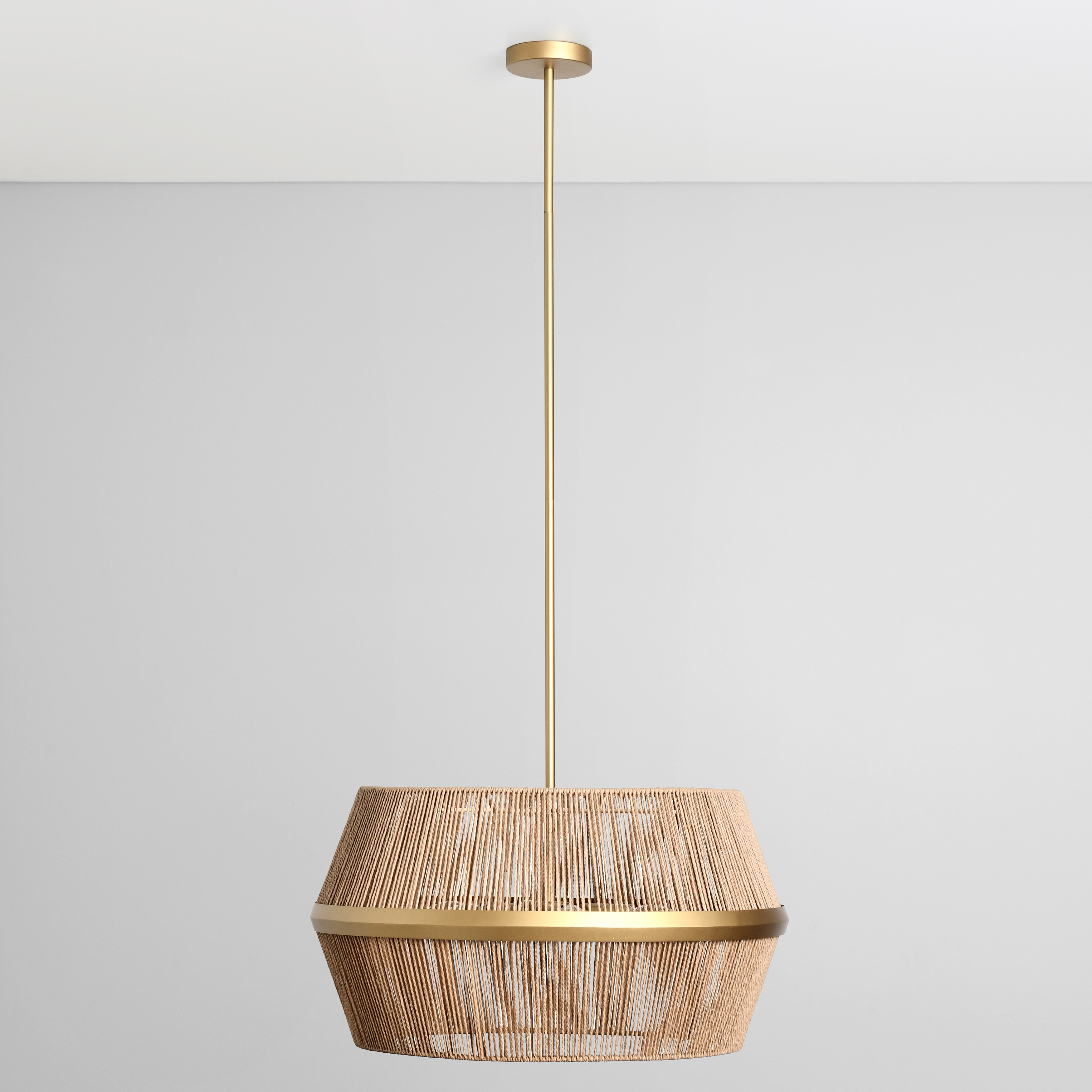 Wendy Chandelier Natural/Gold - Image 1