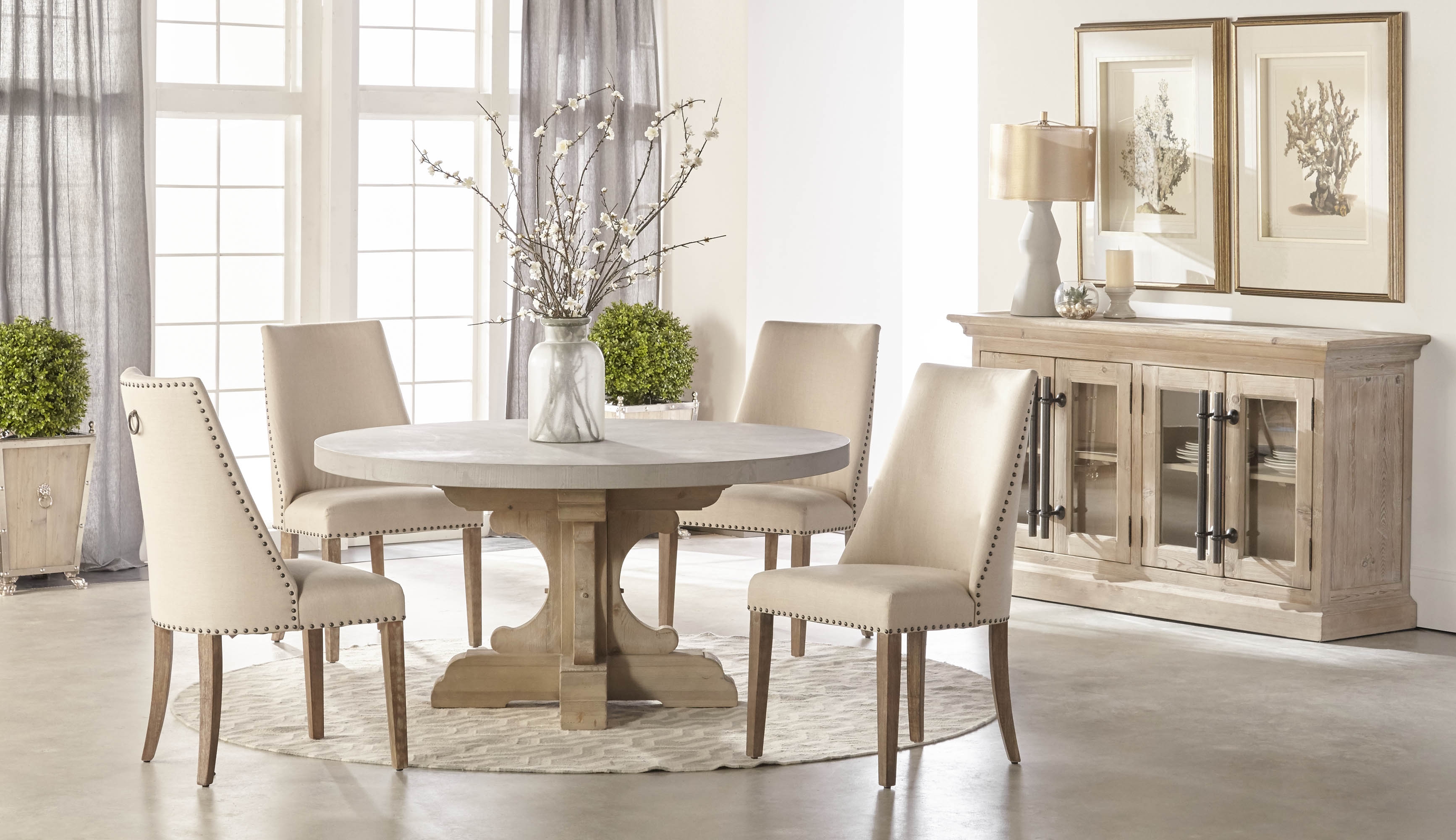 Bastille 60" Round Dining Table Top - Image 8