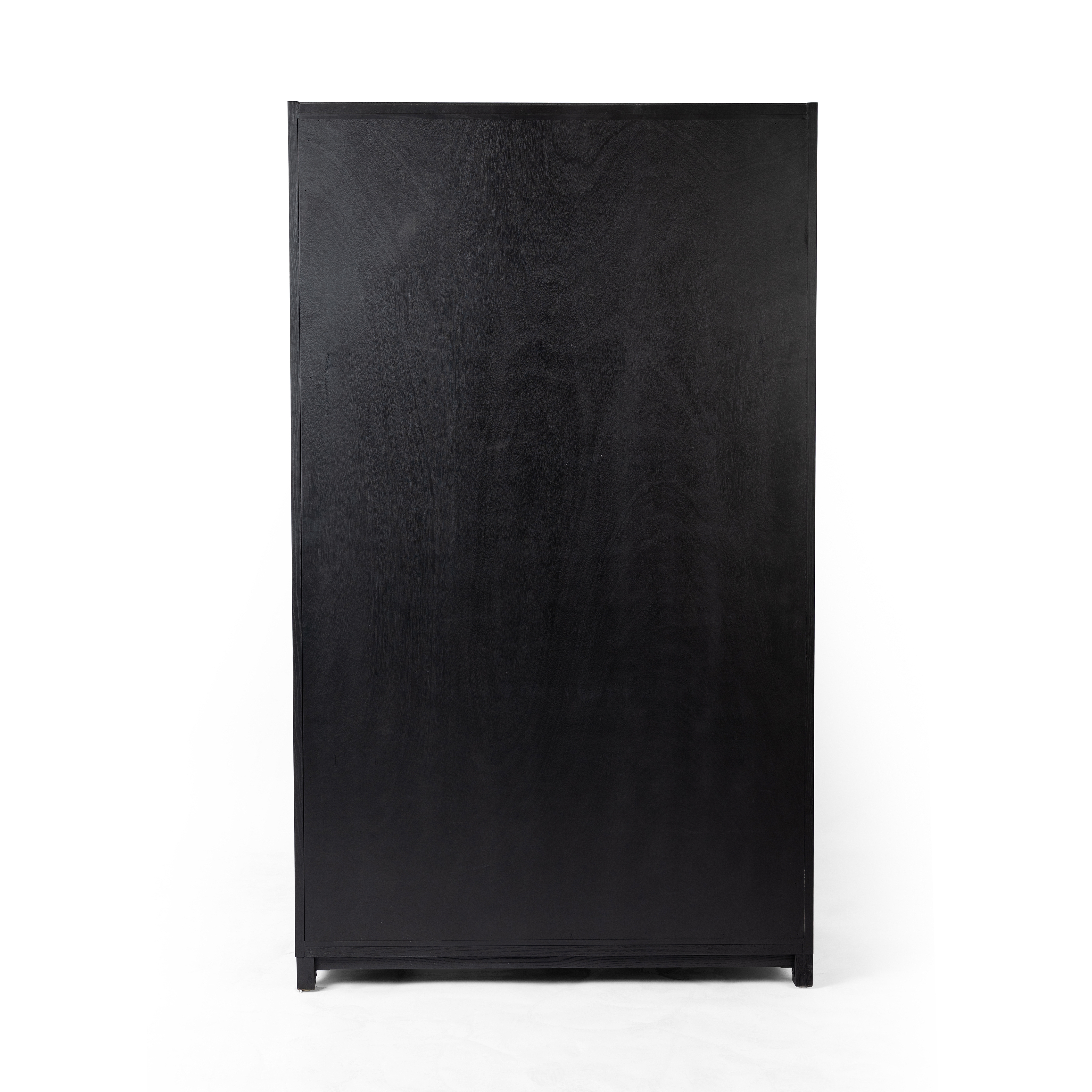 Millie Panel & Glss Door Cabinet-Mtt Blk - Image 6