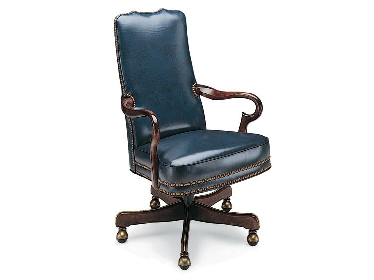 Leathercraft Geurin Executive Chair Upholstery Color: Timeless Moody - Image 0