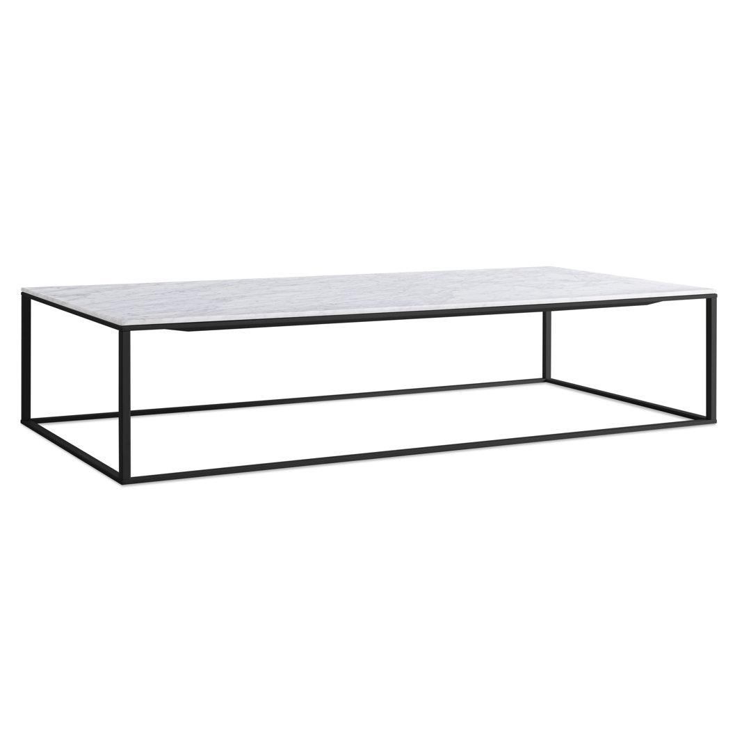 Blu Dot Minimalista Coffee Table with Marble Top - Image 0