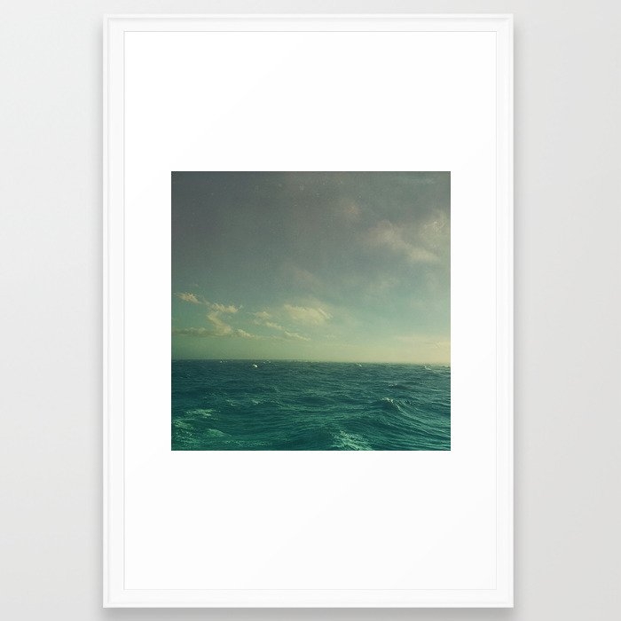 Limitless Sea Framed Art Print by Olivia Joy St Claire X  Modern Photograp - Scoop White - Large 24" x 36"-26x38 - Image 0