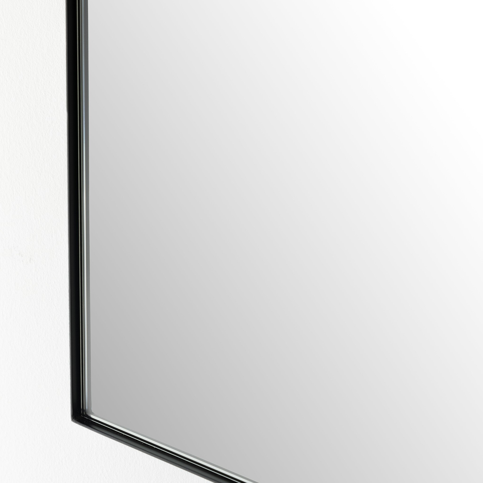 Georgina Small Mirror - Iron Matte Black - Image 3