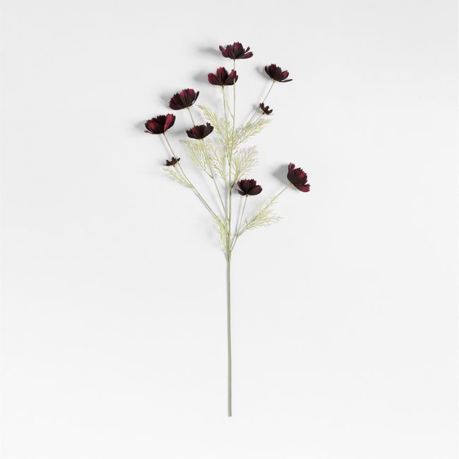 Faux Burgundy Cosmo Stem 35" by Abigail Ahern - Image 0