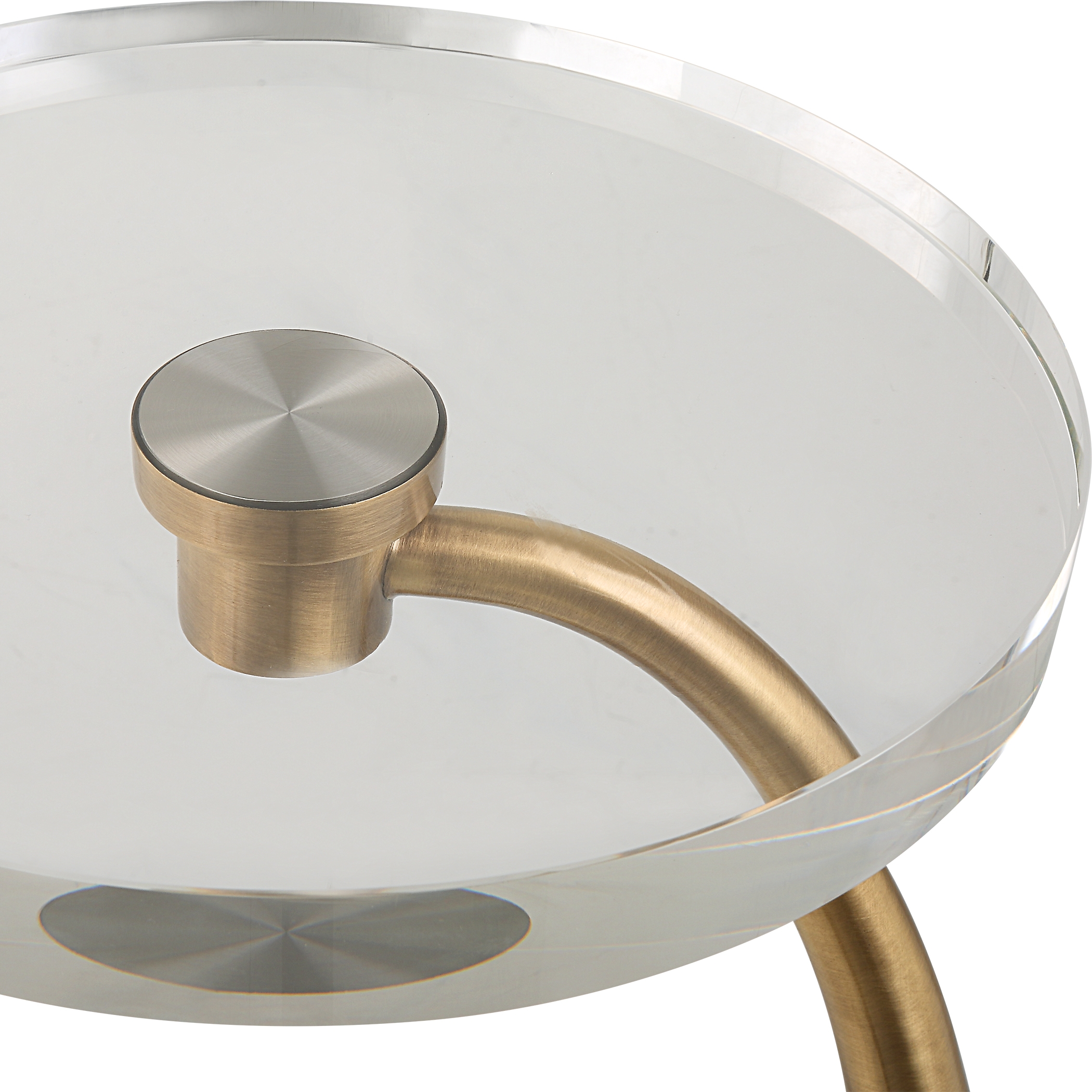 Waveney Brass Drink Table - Image 4