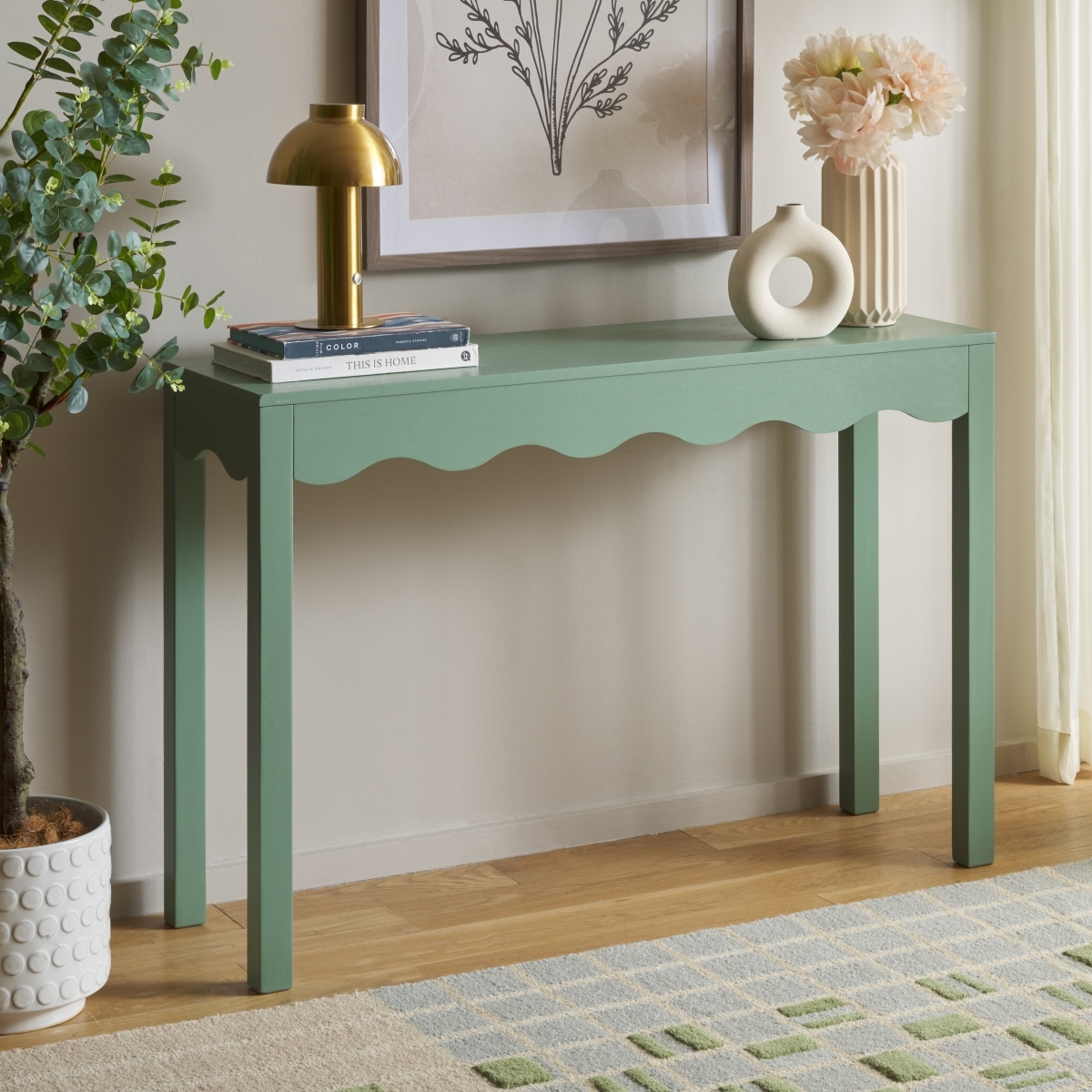 Lilith Wave 43" Console - Sage - Image 1