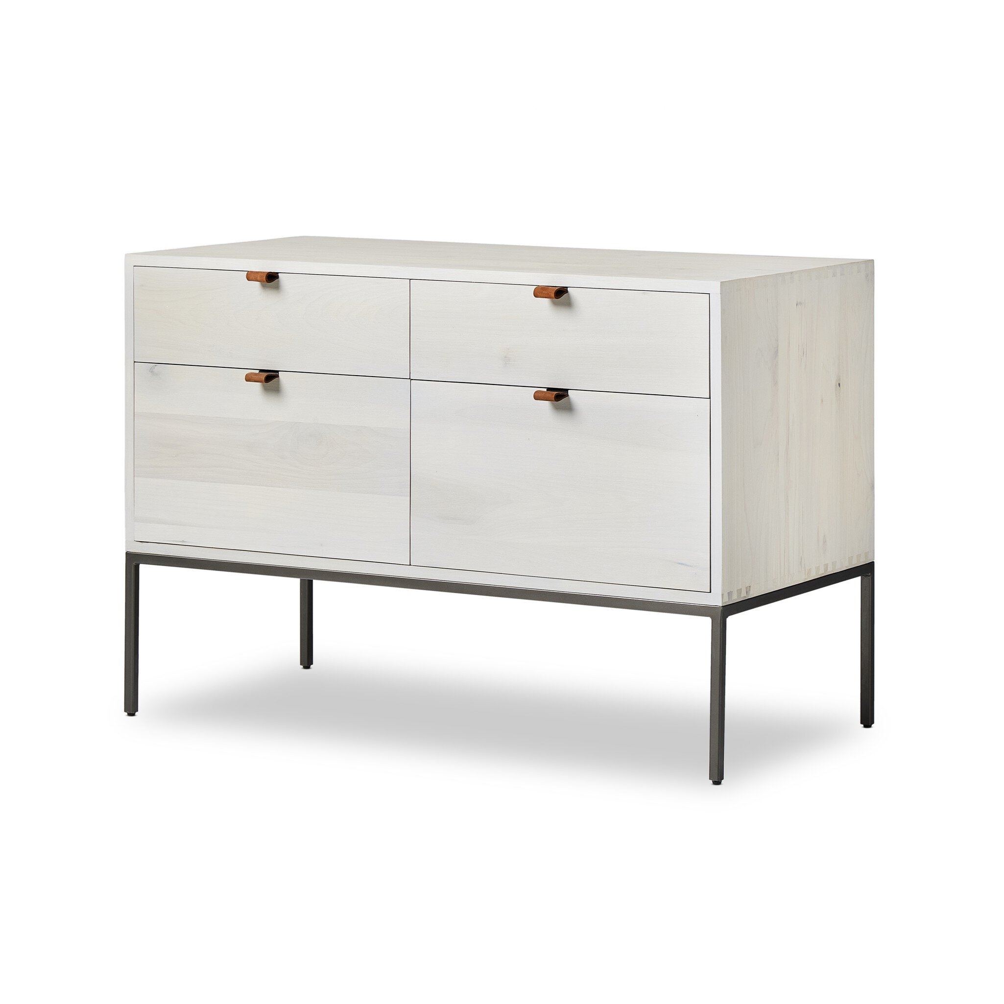 Trey Modular Wide Filing Cabinet - Dove Poplar - Image 0