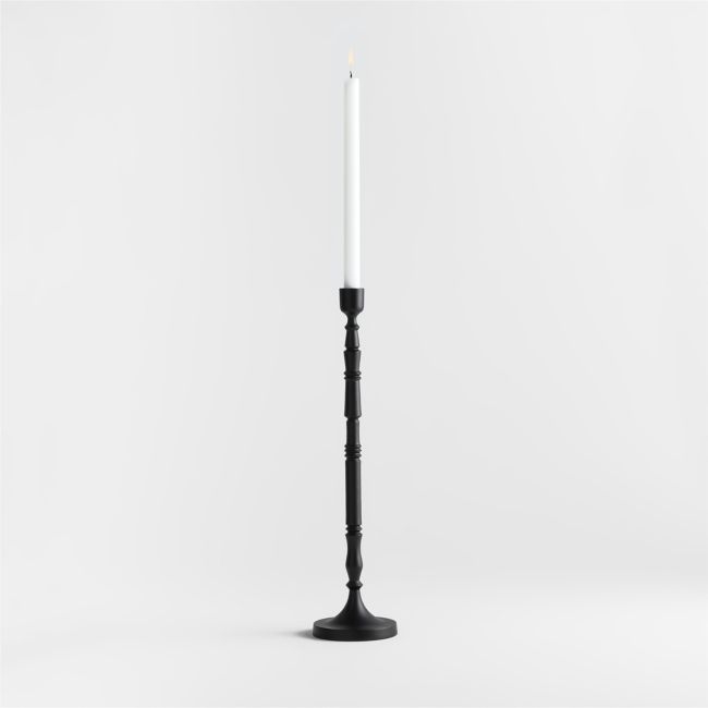 Astryd Black Metal Taper Holder 18" - Image 0