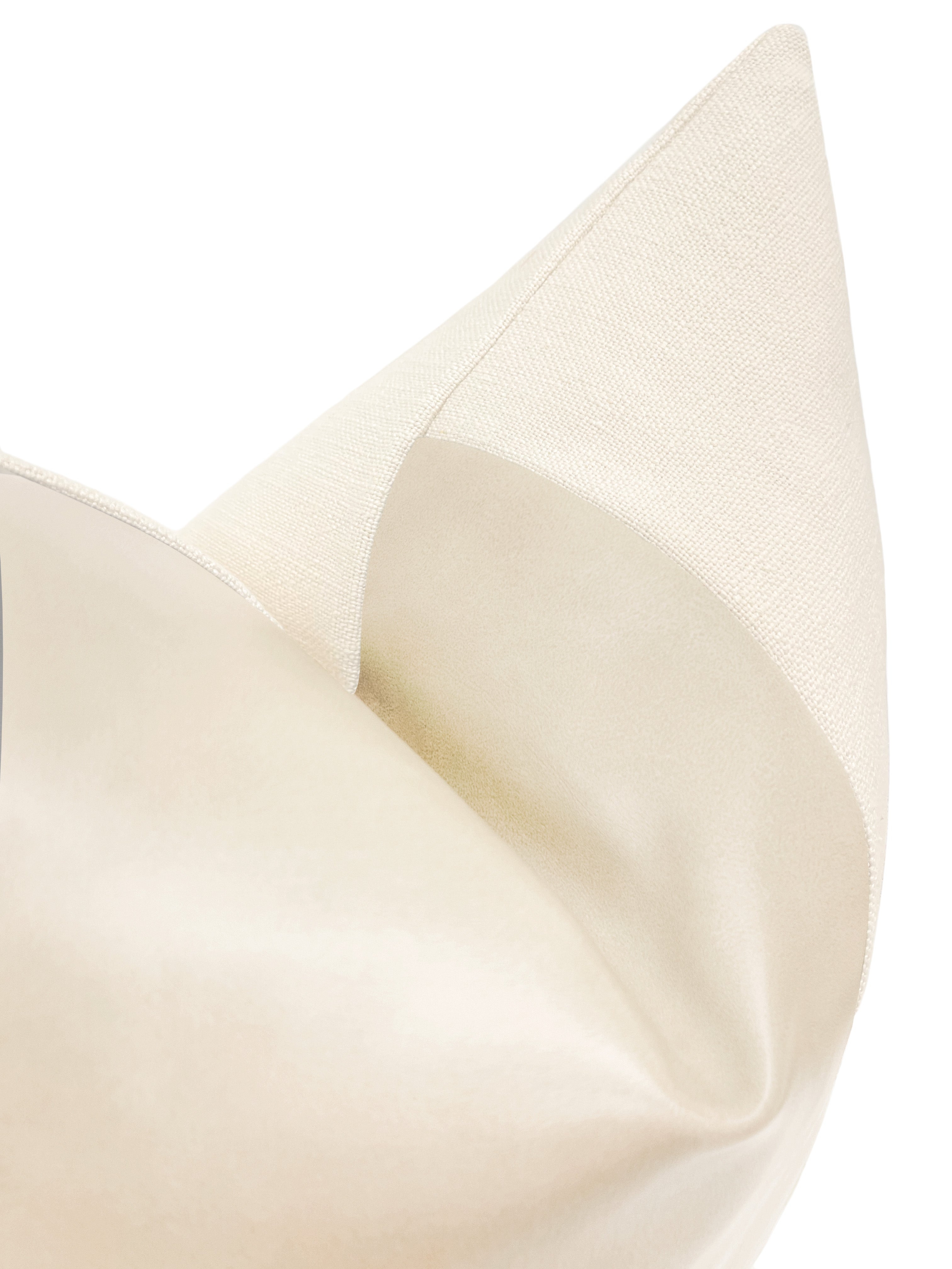 PANEL :: FAUX LEATHER // ALABASTER - 24" X 24" - Image 2