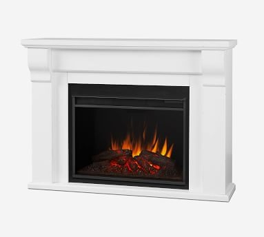 Real Flame 58" Whittier Grand Electric Fireplace, Antique Gray - Image 3