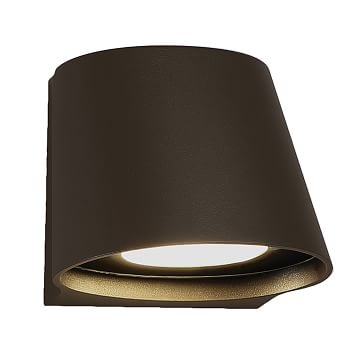 tapered outdoor sconce 7", Black - Image 2