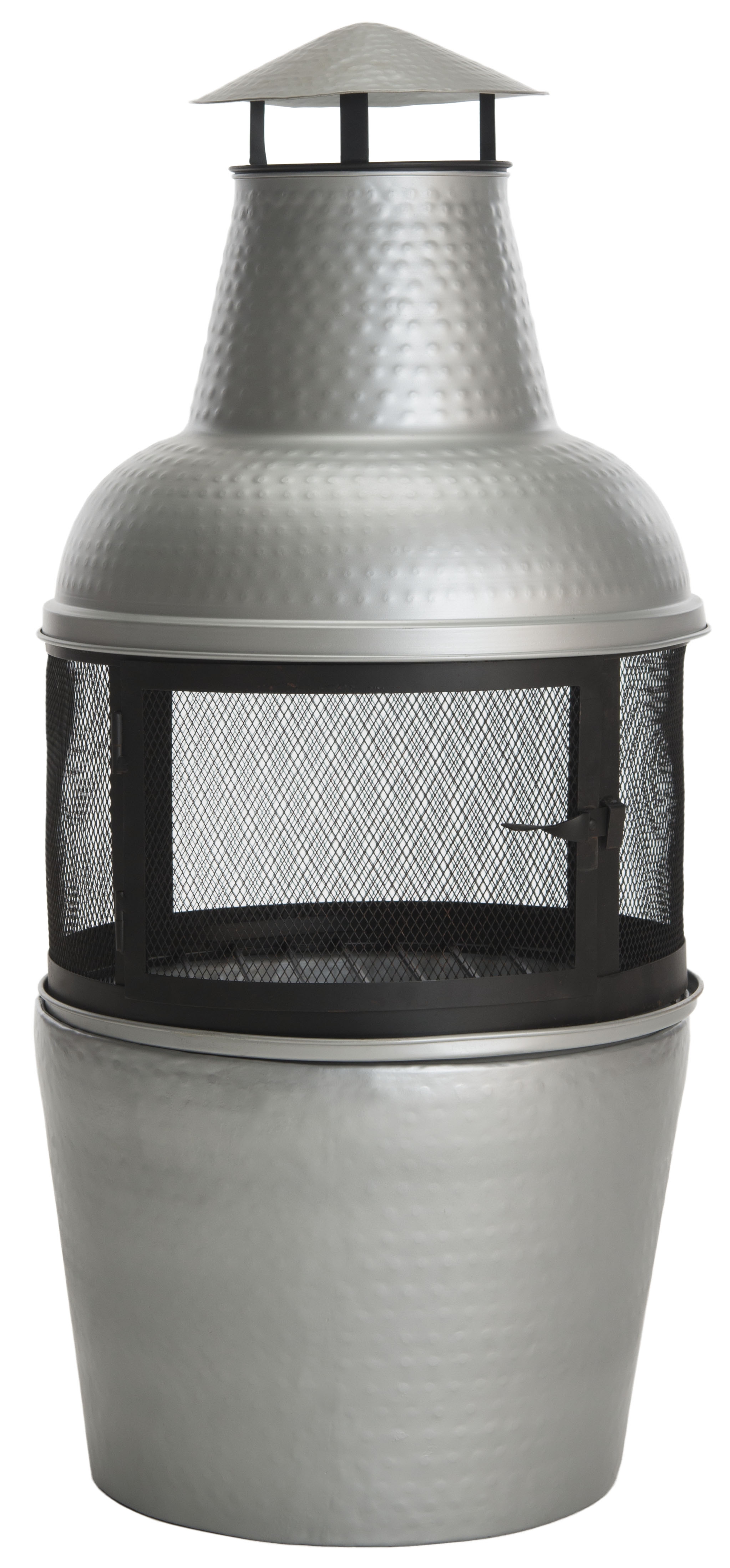 Cartagena Chiminea - Silver/Black - Safavieh - Image 0