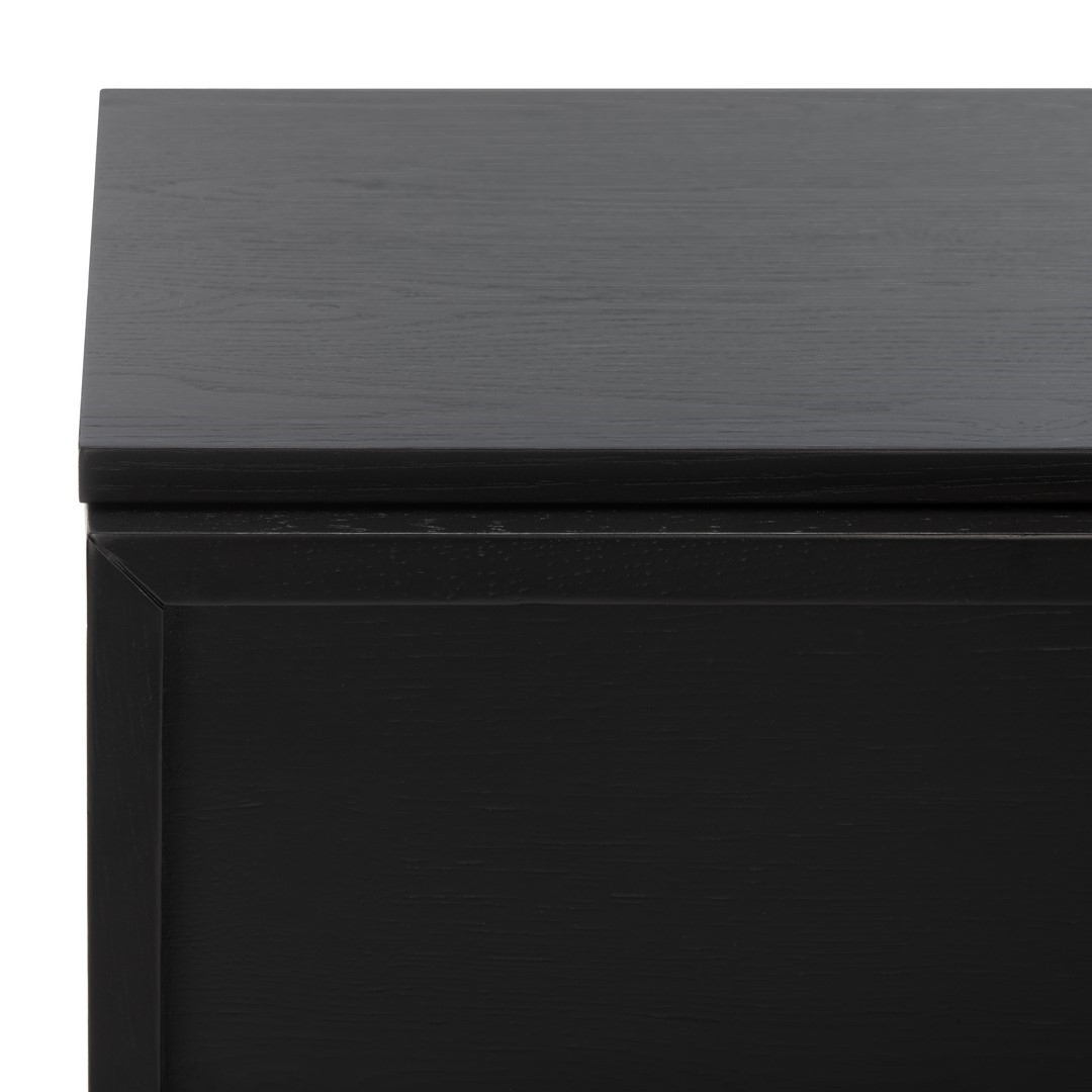 Zeus 2 Drawer Nightstand - Black - Image 2
