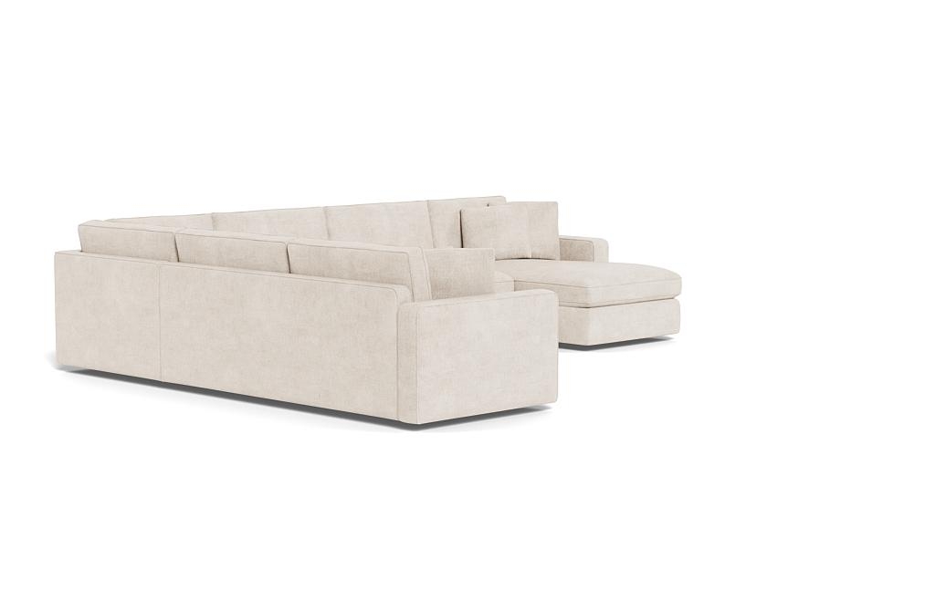 James 4-Piece 5-Seat Corner Chaise Sectional Right with Storage - Image 1