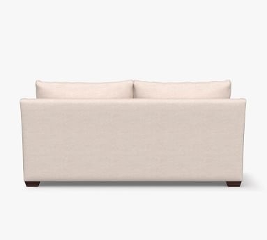 Celeste Upholstered Sleeper Sofa, Memory Foam Cushions, Twill White - Image 5