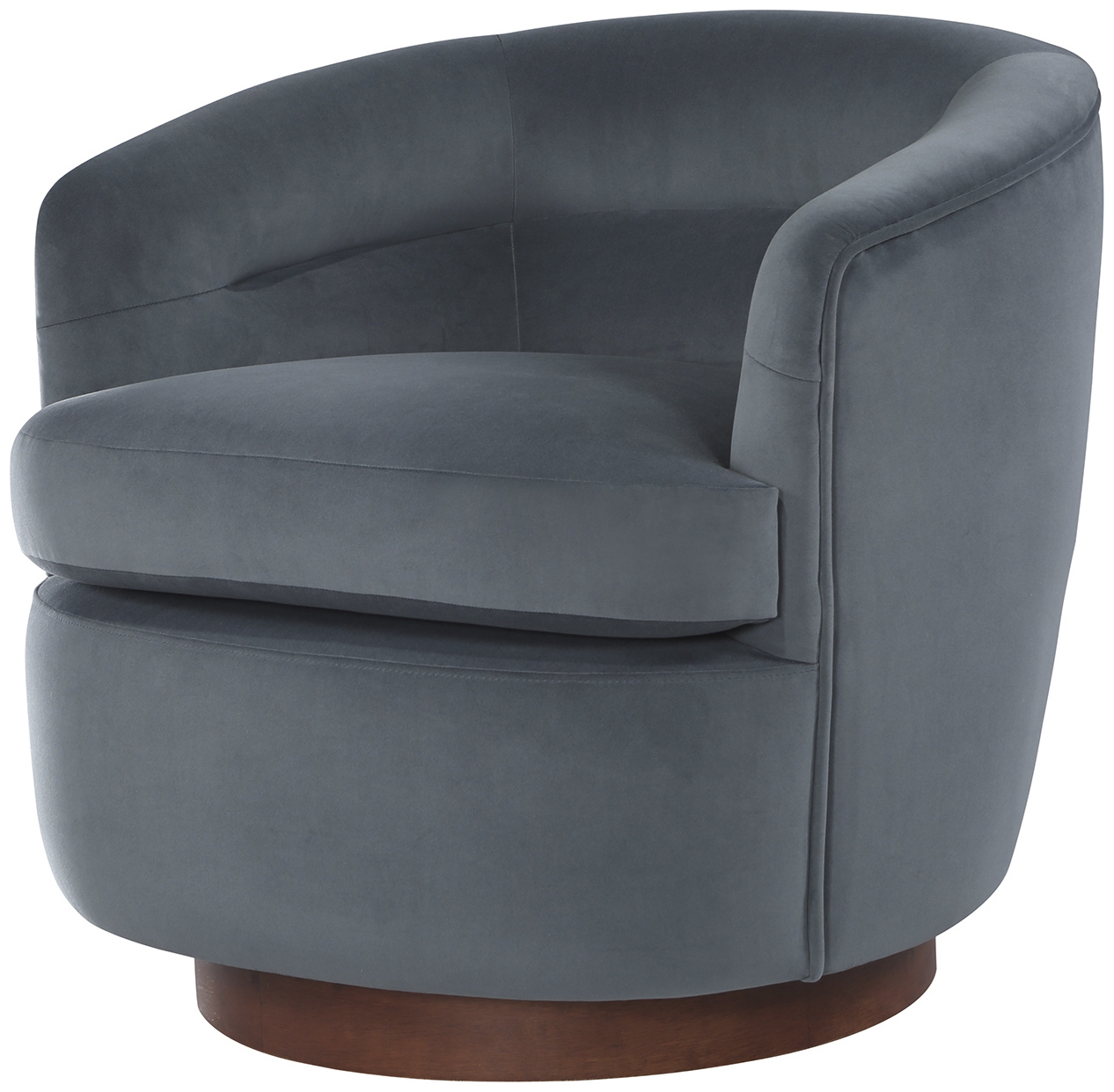 Leigh Polyester 29"H x 30"W x 32"D Swivel Chair - Image 0