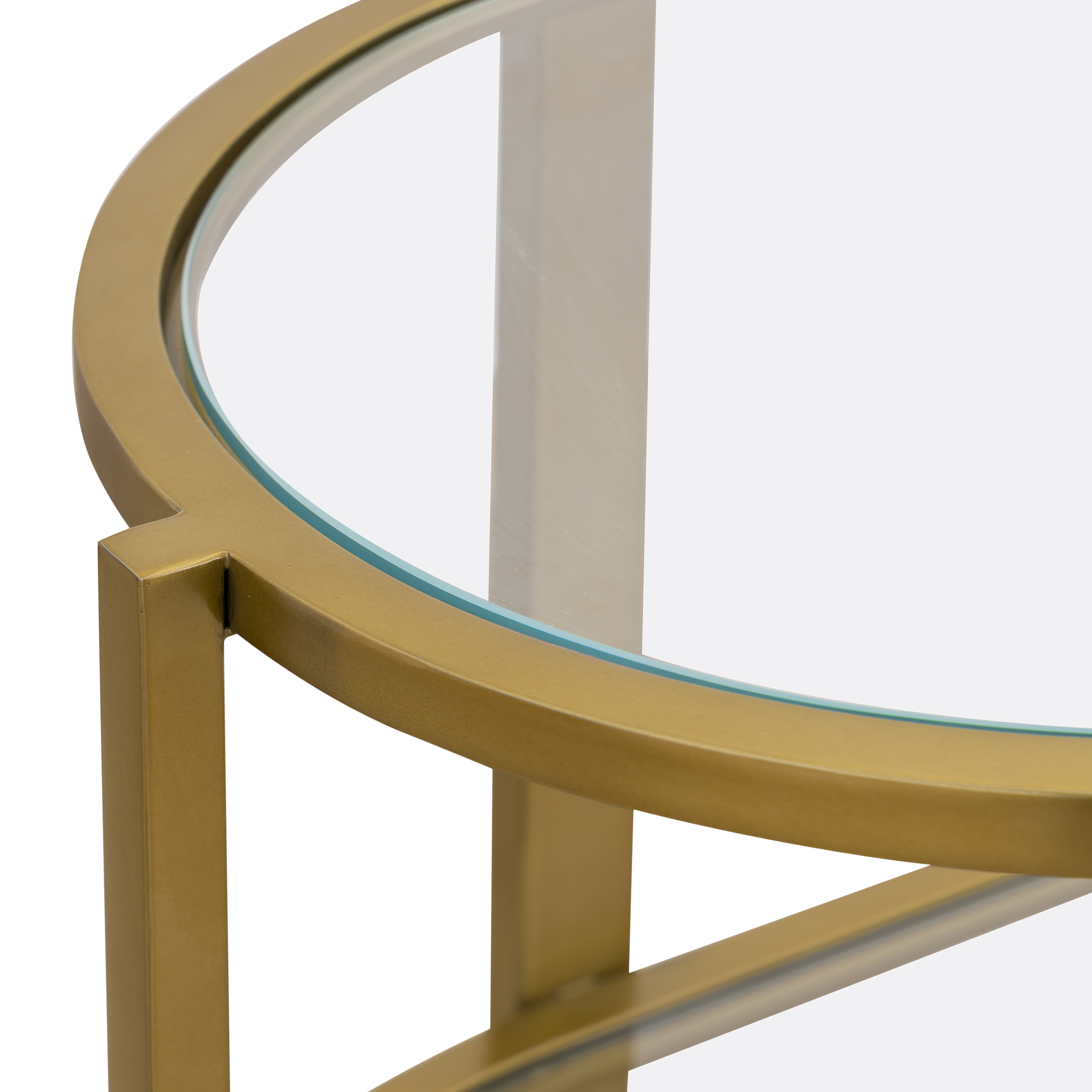 Blain Console Table - Brass - Image 4