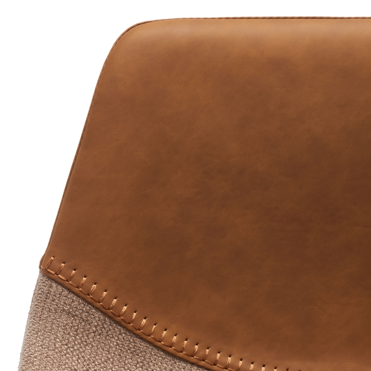 Granger Counter Stool - Cognac / Black - Safavieh - Image 2