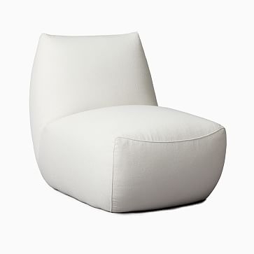 B Chair Stone White Luxe Boucle Concealed Support - Image 0