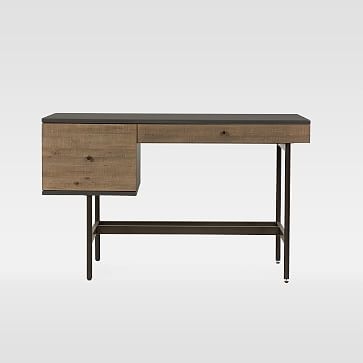 Reclaimed Pine Wood + Lacquer Writing Desk - Image 0