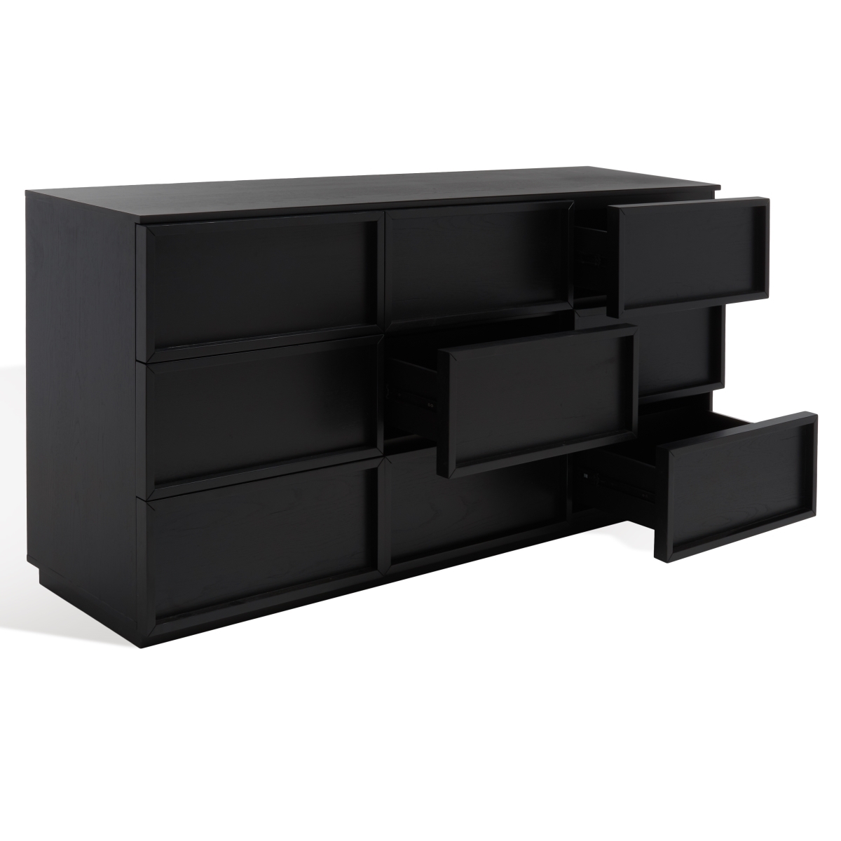 Zeus 9 Drawer Dresser - Black - Image 6