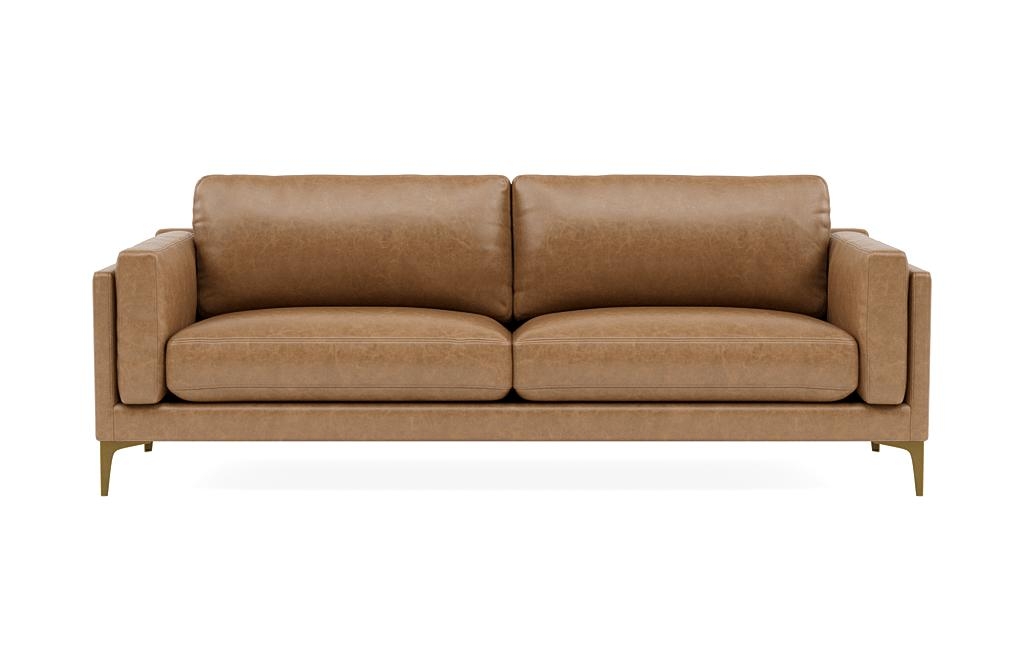 Gaby Leather 2-Seat Sofa - Image 0