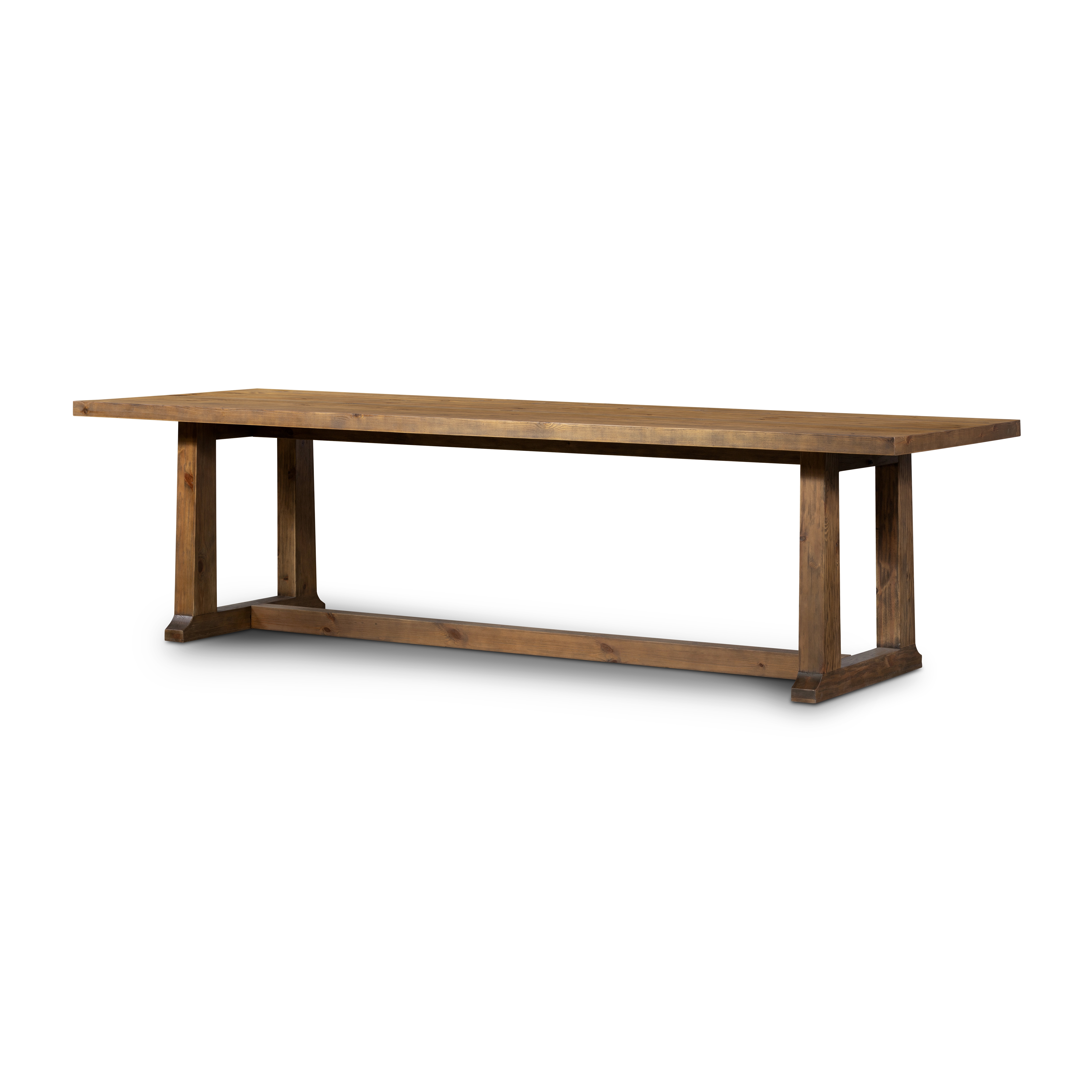 Otto Dining Table-110"-Honey Pine - Image 0