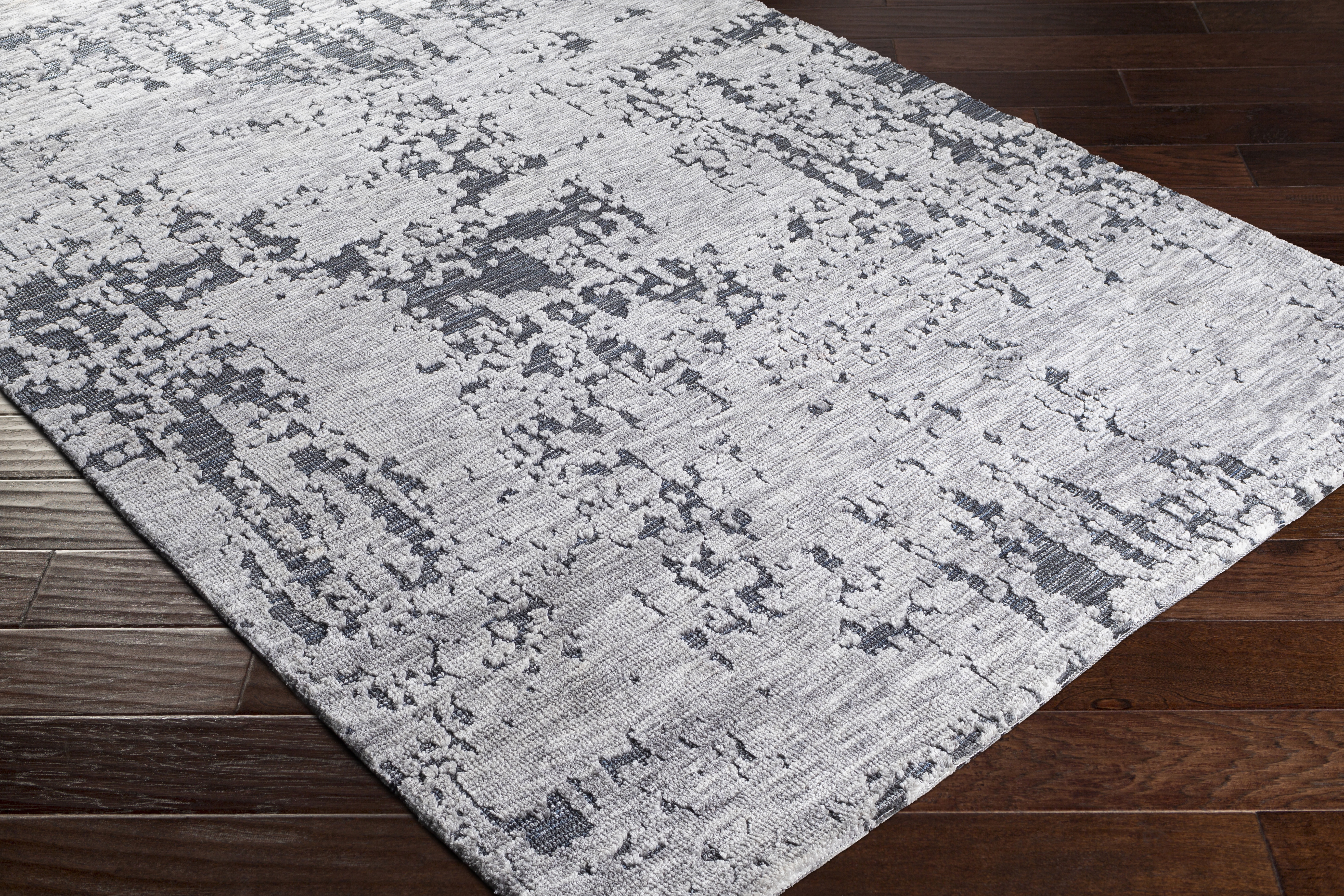 Talise Gray Indoor 2' x 3' Handmade Rug - Image 6