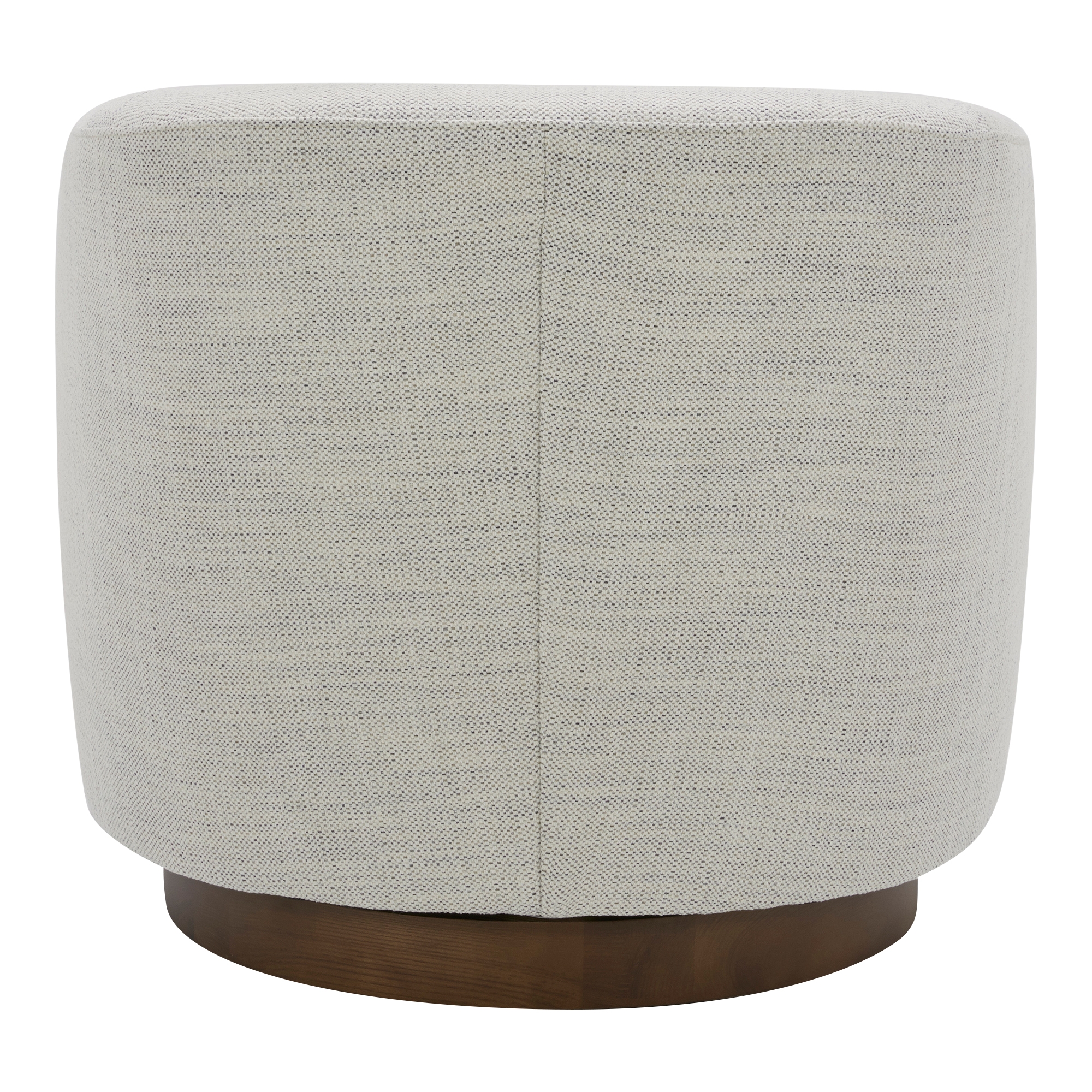 Oscy Swivel Chair Splashed White - Image 3