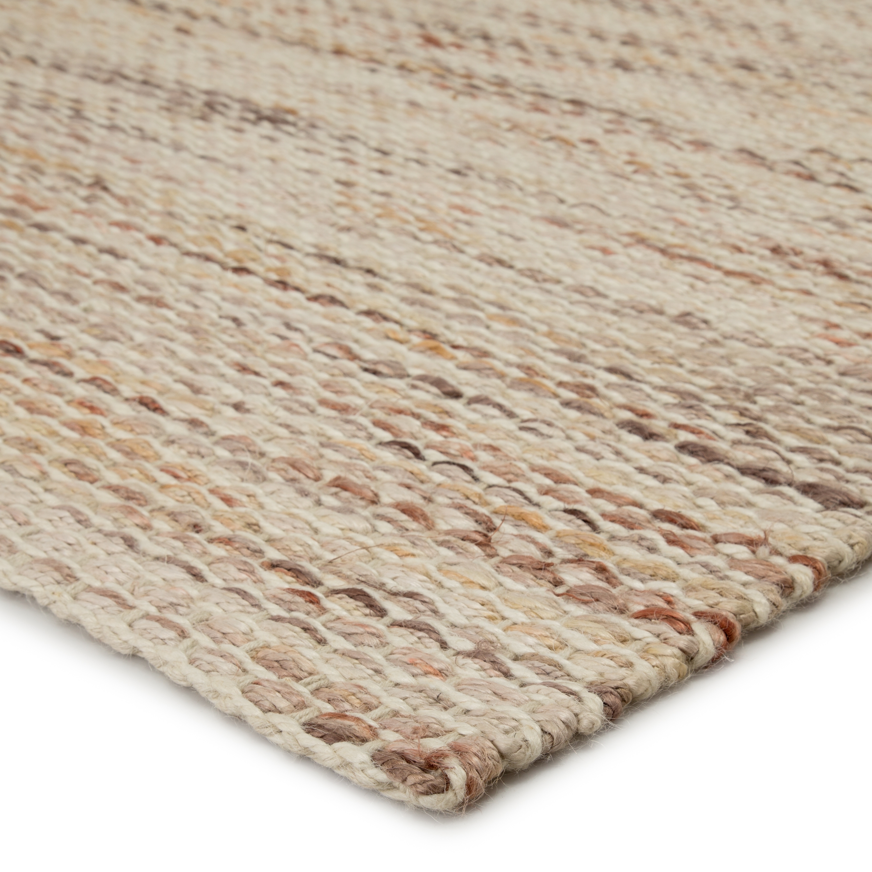 Cirra Natural Solid Ivory/ Terra Cotta Area Rug (9'X12') - Image 1