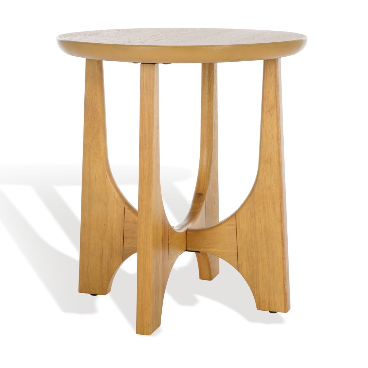 Sasha Wood Accent Table - Natural - Image 4