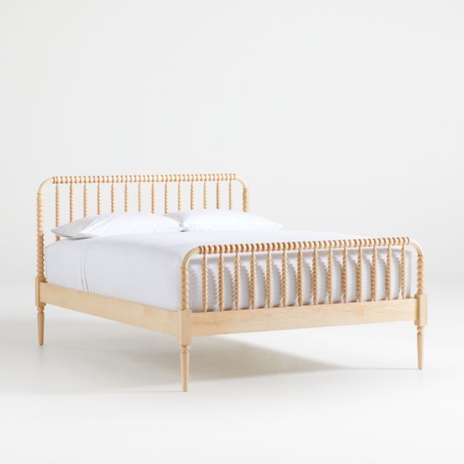 Jenny Lind Kids Maple Wood Spindle Queen Bed - Image 0