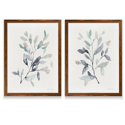 'Water Branches I' by Vincent Van Gogh - 2 Piece Picture Frame Painting Print Set - Image 0