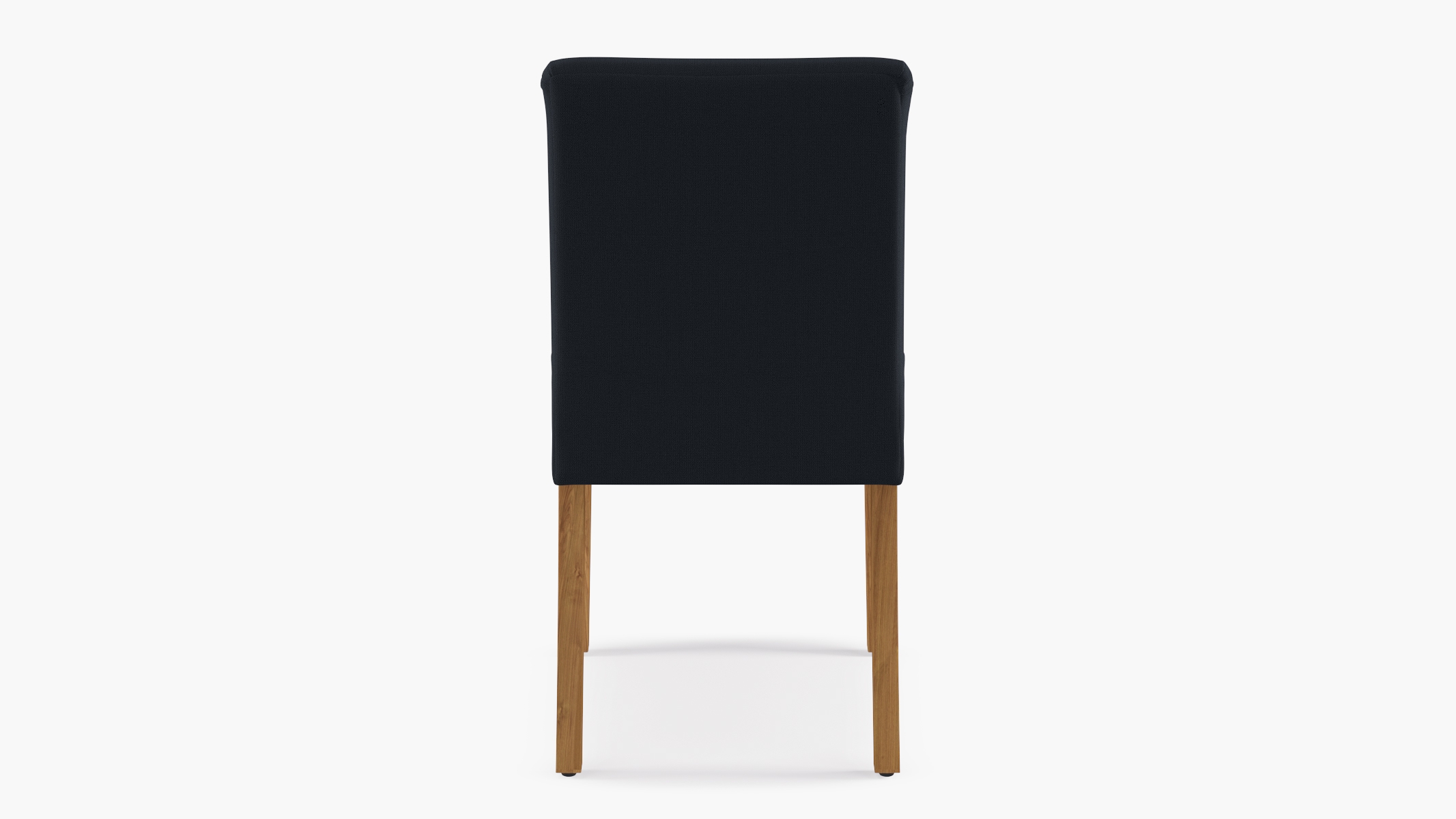 Classic Dining Chair, Navy Everyday Linen, Natural - Image 3