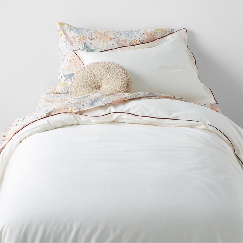 Tucker Sherpa Round Kids Throw Pillow by Jeremiah Brent - Image 2