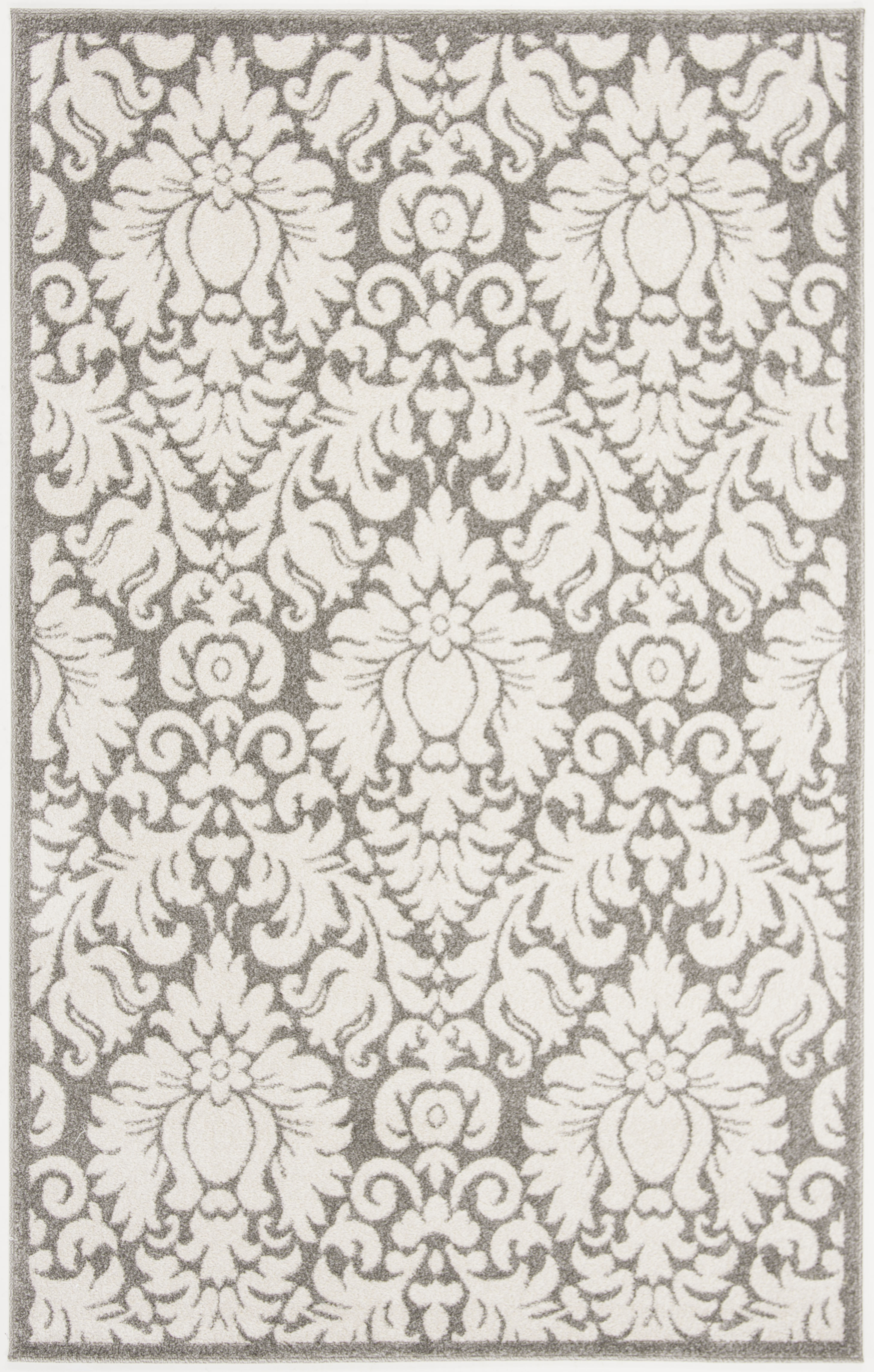 Arlo Home Indoor/Outdoor Woven Area Rug, AMT427R, Dark Grey/Beige,  5' X 8' - Image 0