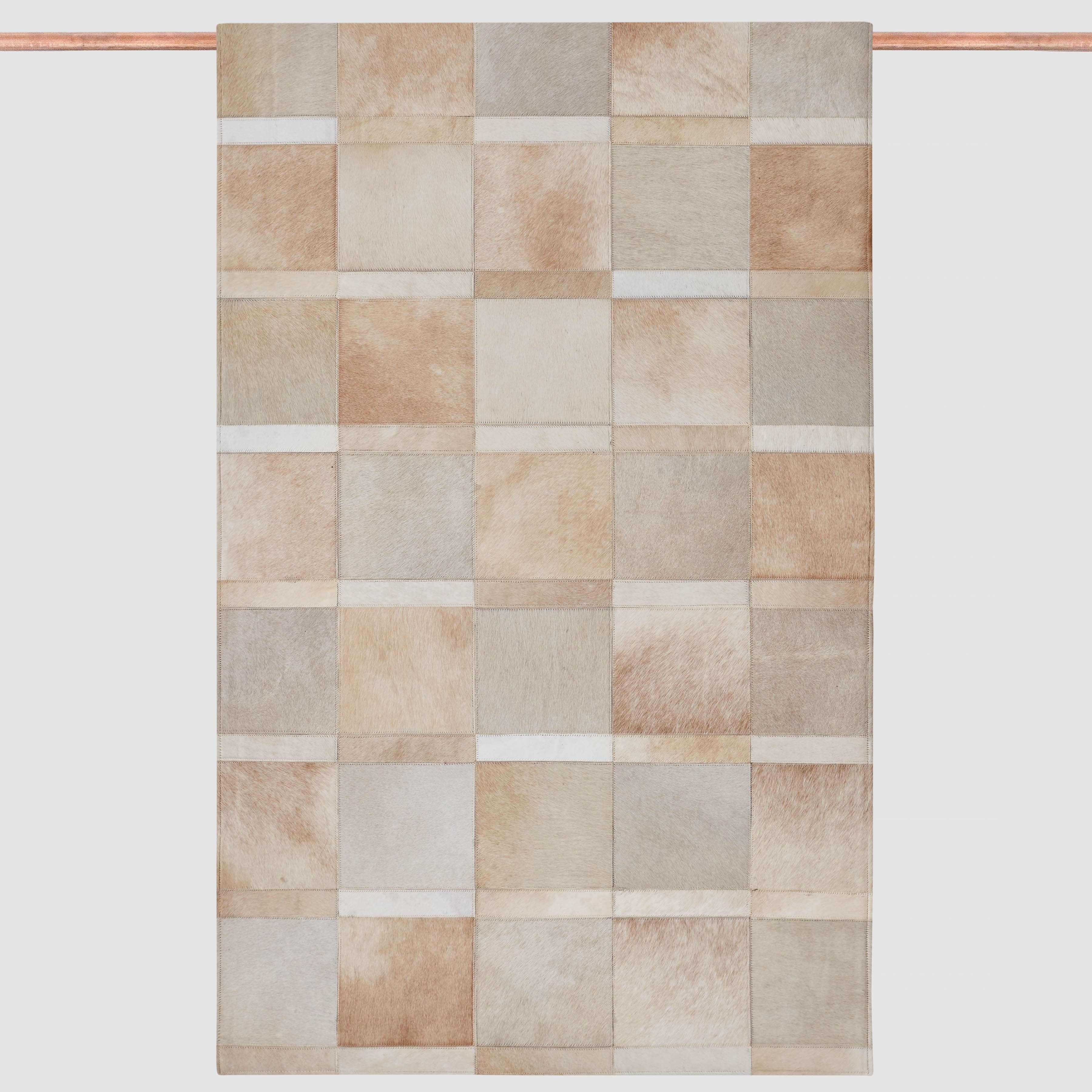The Citizenry Natali Cowhide Accent Rug | 3' x 5' | Ivory - Image 0