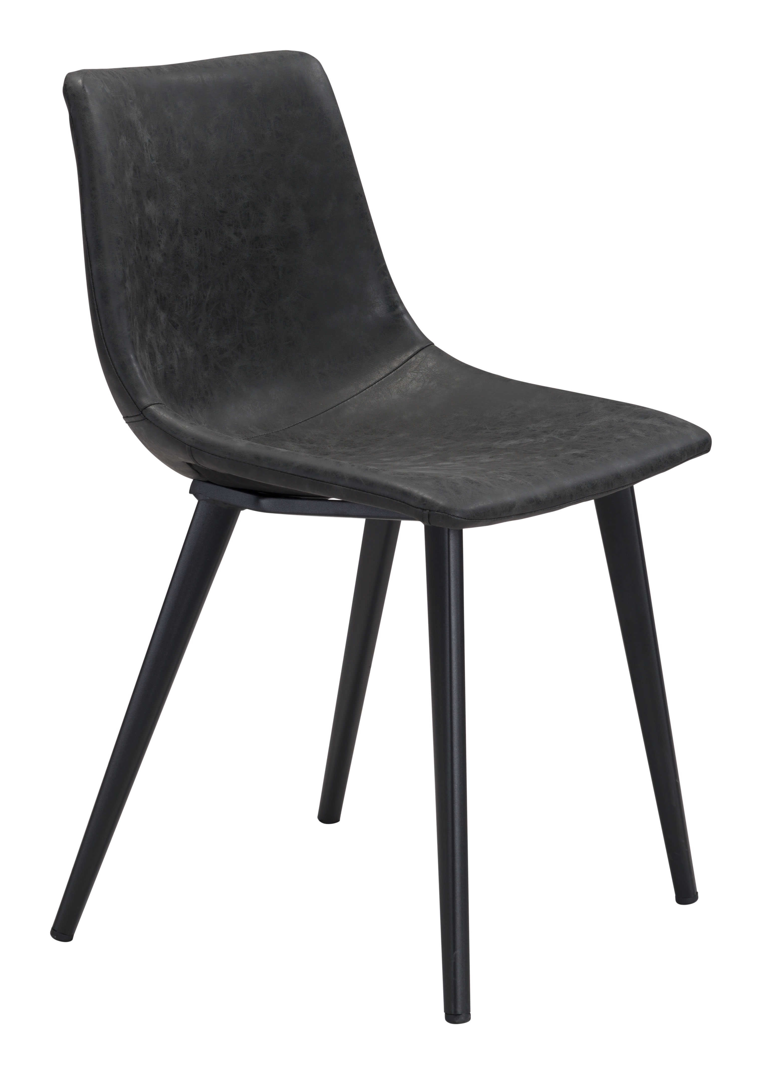 Daniel Dining Chair Vintage, Black, Set of 2 - Image 0