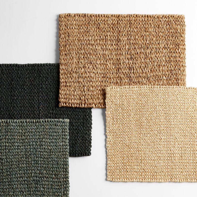 Lanai Rectangular Dark Natural Woven Placemat - Image 3