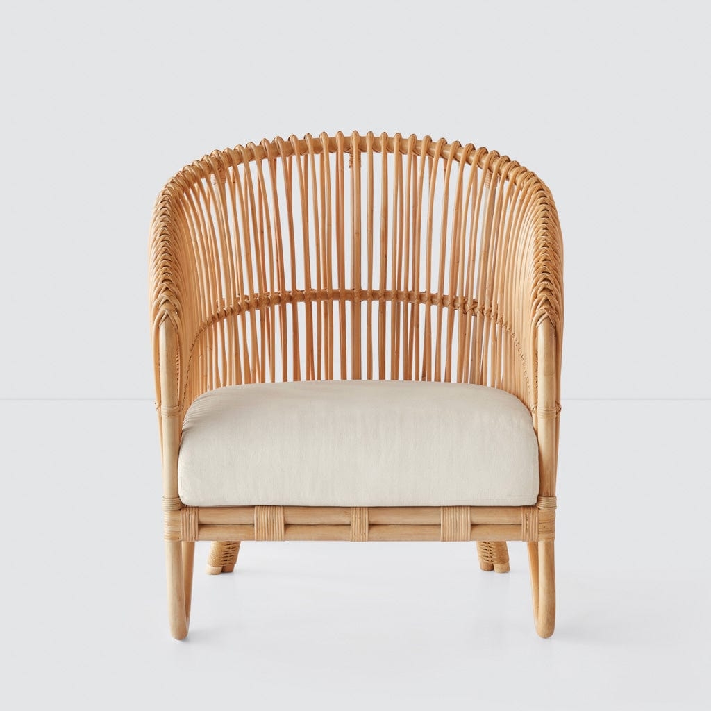 The Citizenry Tara Rattan Lounge Chair | Natural - Image 1