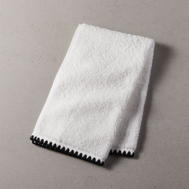 Tuli Black Trim Hand Towel - Image 0