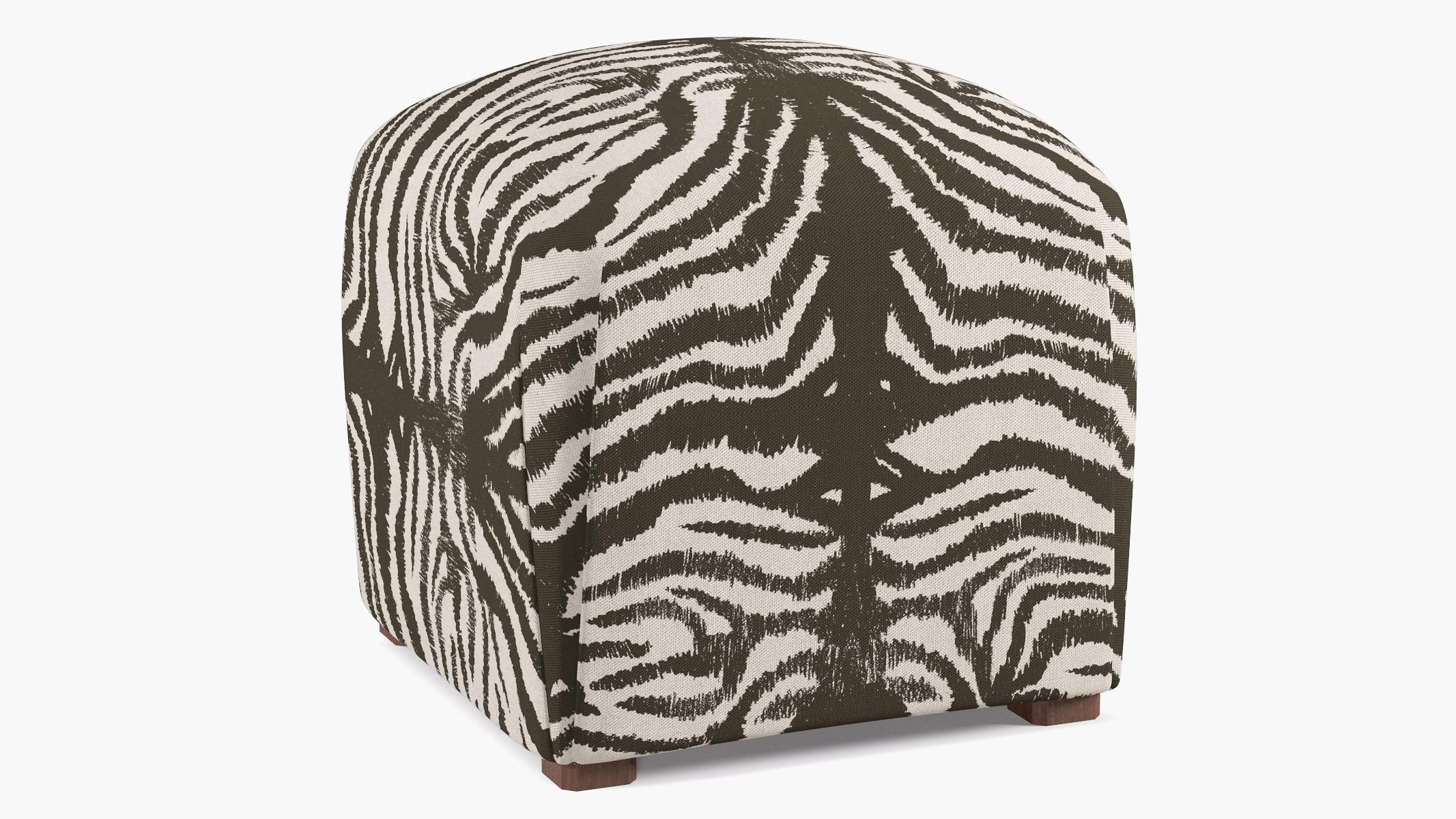 Deco Ottoman, Zebra - Image 1